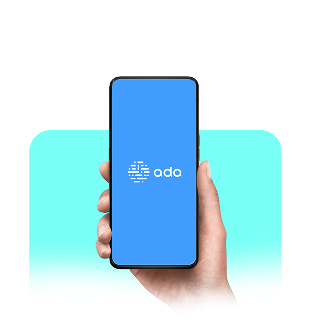 Mobile app in hand visual