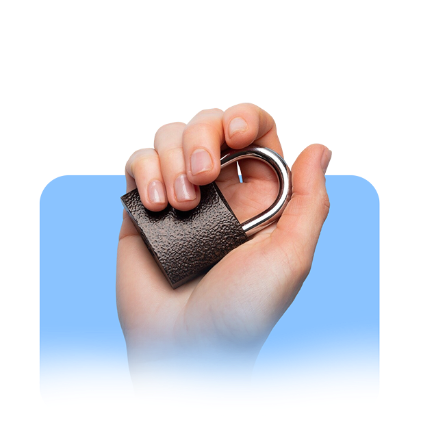 Security lock visual